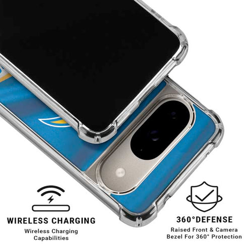 NFL Los Angeles Chargers Google Pixel 10 Clear Case